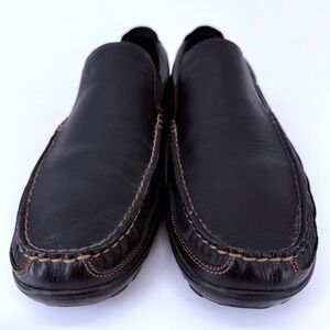 Cole Haan Loafers Driving Shoes Mens Size 13 M  Black Leather Slip On Blokecore